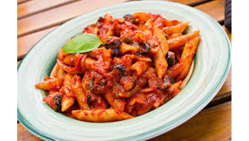 Penne With Arrabiata Sauce (Non-Veg)