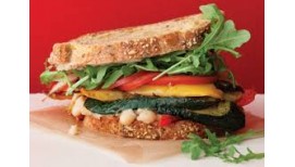 Vegetable Steak Sandwich