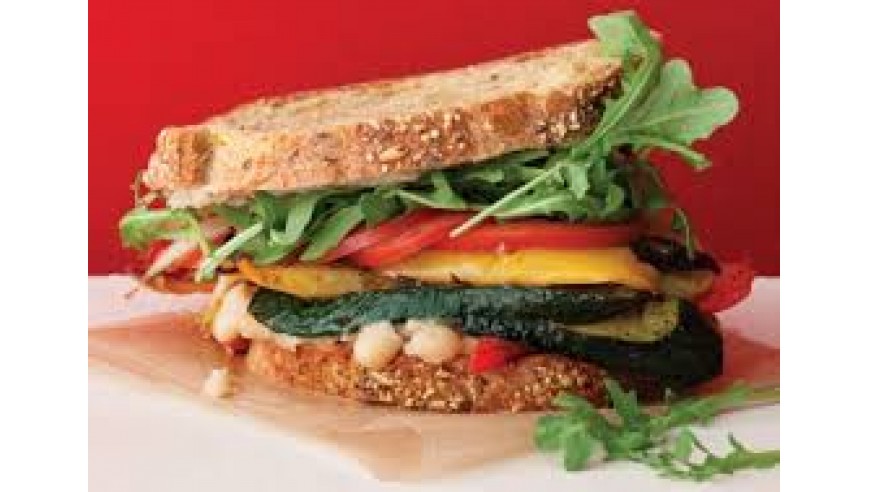 Vegetable Steak Sandwich